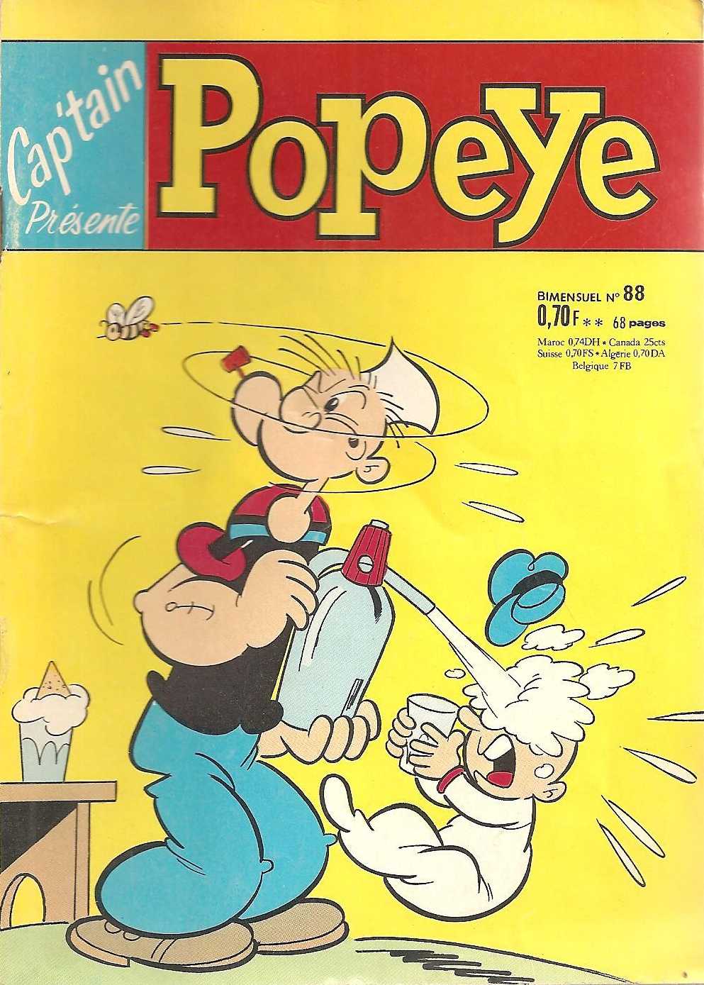 Scan de la Couverture Cap'tain Popeye n 88